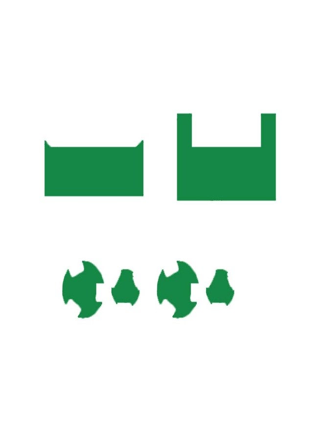 IPG for Cozmo Robot Face Screen Guard KIT Excellent Protector from Unexpected Attacks of Kids and Pets. Include Wheels & Bumpers Decoration Set (Green) - Image 5